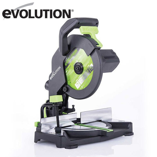 Evolution Miter Saw Electric with Power 1200W & Cutting Disc Diameter 210mm