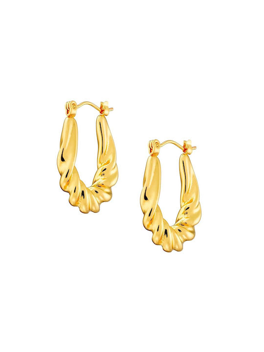 Earrings made of Steel Gold Plated