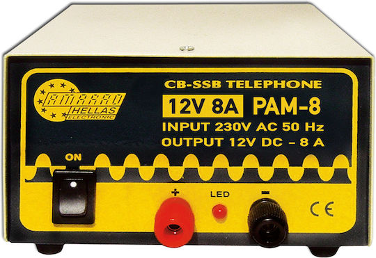 Amarad Laboratory Power Supply with 1 Channel 12V 8A 2.3.6