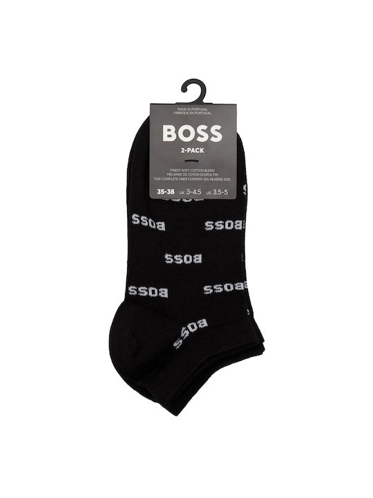Hugo Boss Women's Socks Black 2Pack