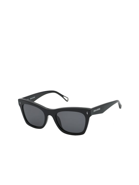 Zadig & Voltaire Ochelari de soare cu Negru Din plastic Rame SZV373 0700