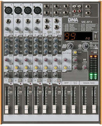 DNA ME-8FX Αναλογική Κονσόλα 8 Καναλιών / 20 Εισόδους XLR & Bluetooth