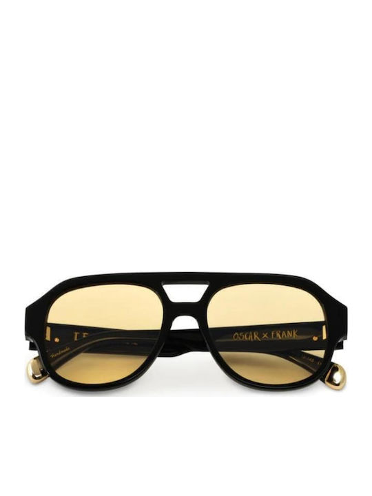 Oscar & Frank Men's Sunglasses with Black Plastic Frame and Black Lens 051BL-MONOCHROME-PHOTOCHROMIC