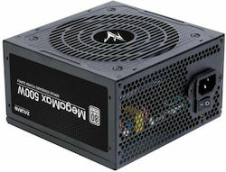 Zalman MegaMax ZM500-TXIIv2 500W Μαύρο Τροφοδοτικό Υπολογιστή Full Modular 80 Plus Standard
