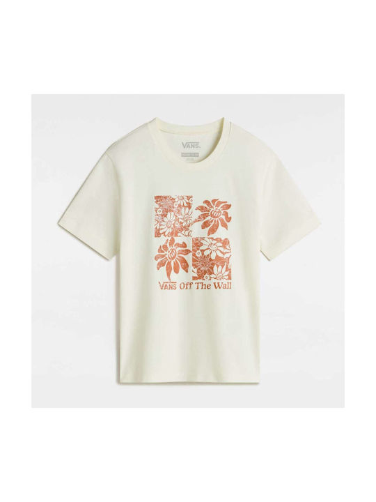 Vans Kids T-shirt Ecru Crew