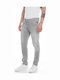 Anbass Men's Jeans Pants with Slim Tapered Fit Gray