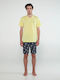 Vamp Men's Summer Pajamas Set Yellow