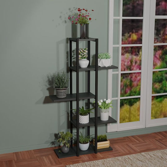 Ploko Bookcase Anthracite 60x24x110cm