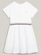 Children's Dress Short Sleeve White