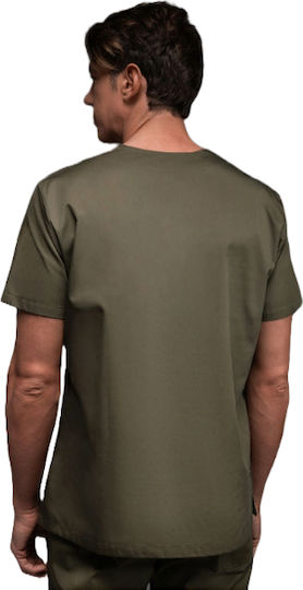 DS Wear Unisex Ιατρική Μπλούζα Χακί