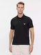 Emporio Armani Men's Short Sleeve Blouse Polo Black