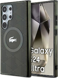 Lacoste Blend Monogram MagSafe Каки (Galaxy S24 Ultra)