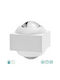 Spot Light Стенно Външно Осветително Тяло LED IP54 2W с Топло бяло Светлина Двоен лъч