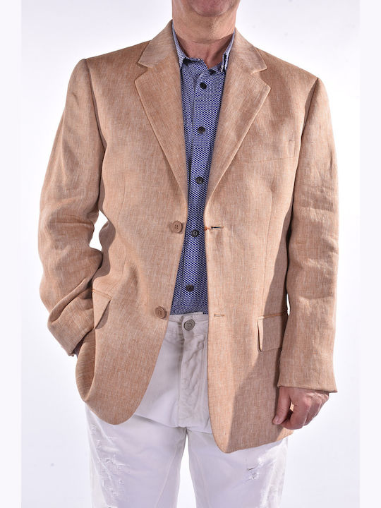 Induo Men's Suit Jacket Beige