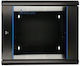 Extralink Επιτοίχια Καμπίνα Rack 6U 60x60cm Μαύρο EX.12929