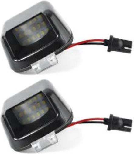 Depo LED License Plate Lights Nissan Navara 2005-2016 2 Pieces