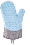 Oven Mitt Silicone Blue 1pcs