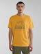 Napapijri Ανδρικό T-shirt Κοντομάνικο Κίτρινο