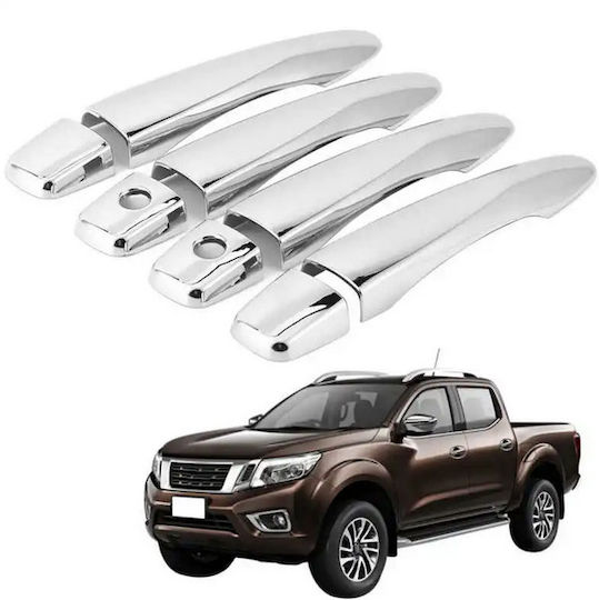 Carro Decorative pentru Mânere Exterioare Auto Nissan Navara / NP300 / Frontiera 8buc