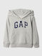 GAP Kids Sweatshirt with Hood Gray Logo