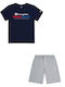 Champion Kinder Set mit Shorts Sommer 2Stück Blau