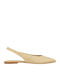 Fabric Slingback Ballerinas Beige
