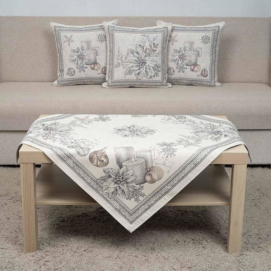 Christmas Frame 90x90 Cotone Silver