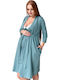 EasyMum Robe Maternity & Nursing Petrol