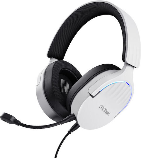 Trust GXT490 Fayzo Over Ear Gaming Headset with USB Connectivity White for PS4 / PS5