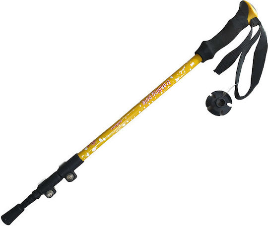 Telescopic Aluminum Trekking Pole Yellow