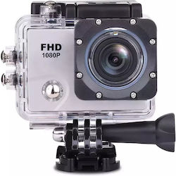 Hurtel DV2400 32GB Action Camera Full HD (1080p) Υποβρύχια με WiFi Λευκή με Οθόνη 2"