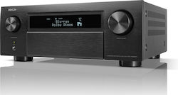 Denon Amplificator Home Cinema cu Radio 4K/8K 11.4 Canale cu HDR și Dolby Atmos Negru