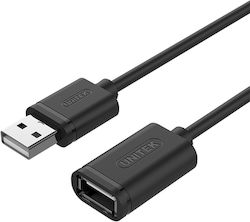 Unitek Y-C428GBK USB 2.0 USB-A male σε USB-A female 1m