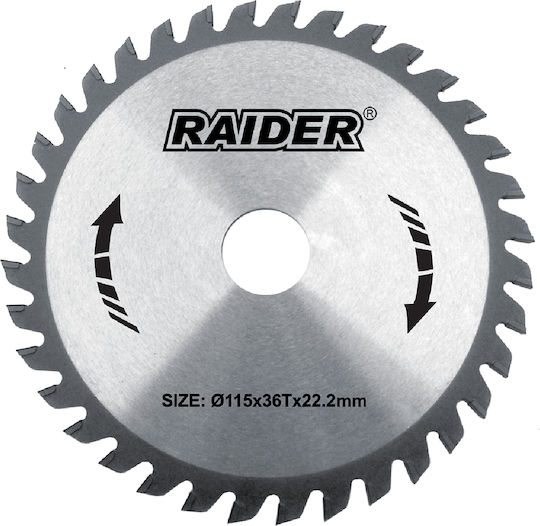 Raider Cutting Disc Wood Hole Diameter 20mm with 24 Teeth 1pcs
