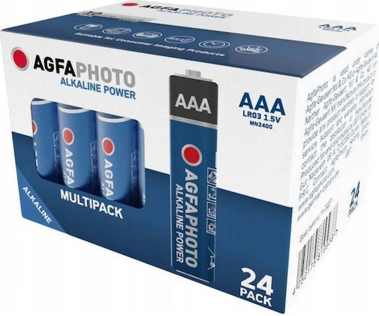 AgfaPhoto Power Алкални Батерии AAA 1.5V 24бр