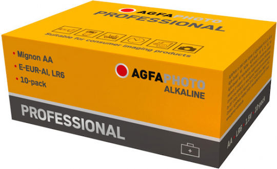 AgfaPhoto Alkaline Batteries AA 1.5V 10pcs