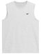 Men's Undershirt Sleeveless in White Color