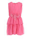 Children's Dress Sleeveless Set with Accessories Fuchsia