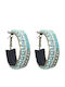 Ble Resort Collection Σκουλαρίκια Τιρκουάζ
