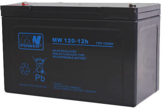 MW Power Baterie UPS cu Capacitate 120Ah și Tensiune 12V MWP120-12H 1buc