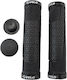 Velo VLG-1745-12D3 Bicycle Handlebar Grips in Black Color