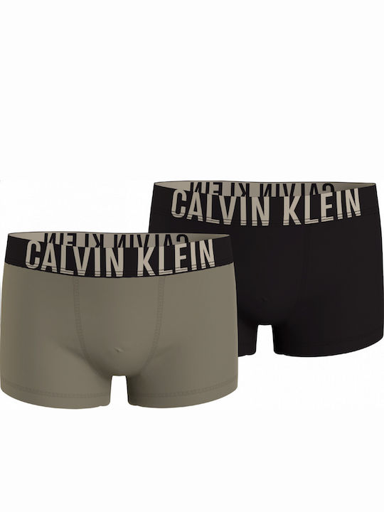 Calvin Klein Intense Power Σετ Παιδικά Μποξεράκια Moldedclay/black 2τμχ