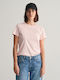 Gant Γυναικείο T-shirt Ροζ