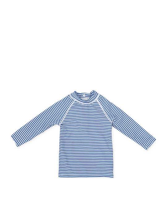 Tutto Piccolo Kids Swimwear Long Sleeve Shirt Blue