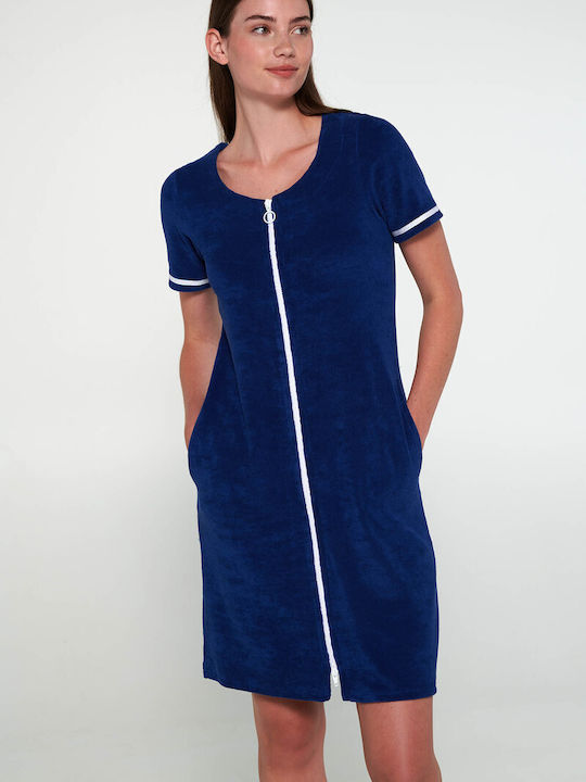 Vamp Mini Kleid Blau