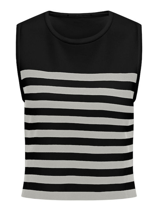 Only Women's Summer Blouse Sleeveless Black