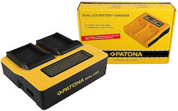 Patona Double Battery Charger Compatible with