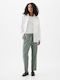 GAP Femei Tesatura Pantaloni Verde