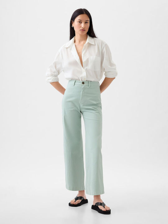 GAP Damen Stoff Hose Blau