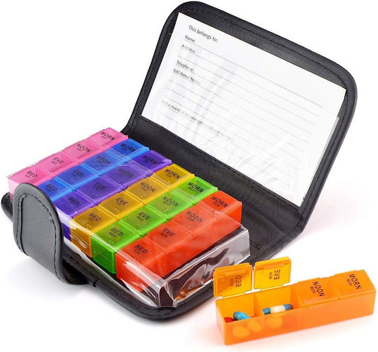 Daily Pill Organizer Multicolored